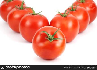 Fresh tomatoes made V word