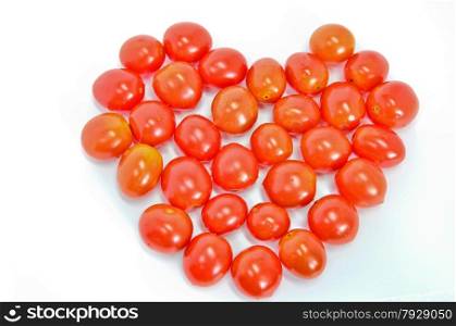 fresh tomatoes presented