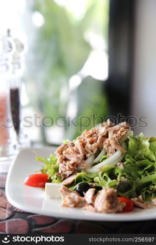 Fresh tuna salad , Italian snack food