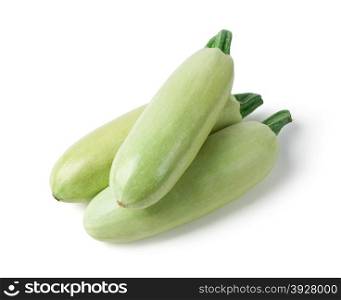 Fresh vegetable marrow.With clipping path