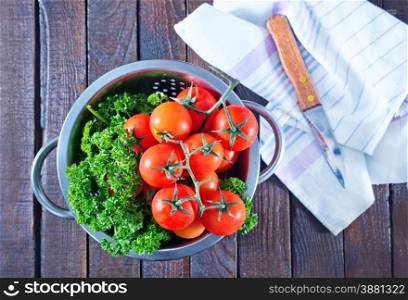fresh vegetables, raw vegetables for vegetarian salad