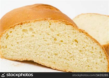 fresh wheat bread - loafs and two rounds, macro