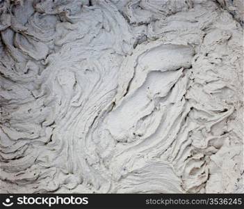fresh white cement mortar closeup pattern texture
