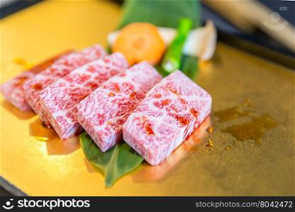 Freshness Japanese wagyu short rib matsusaka beef for BBQ yakiniku