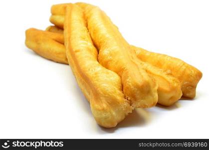 Fried bread stick or popularly known as You Tiao a popular Chinese cuisine