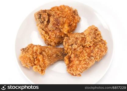 Fried chicken on dish