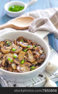 Fried mushrooms