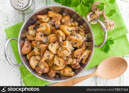 Fried mushrooms