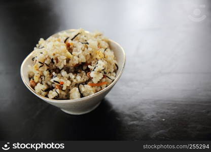 Fried rice with grains