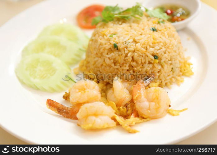 fried rice with shrimp