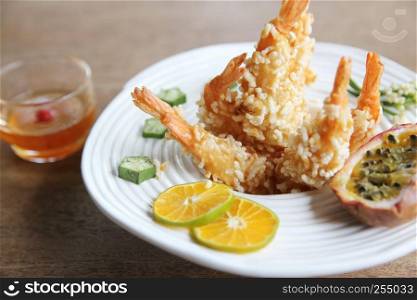 Fried Shrimp in thai style