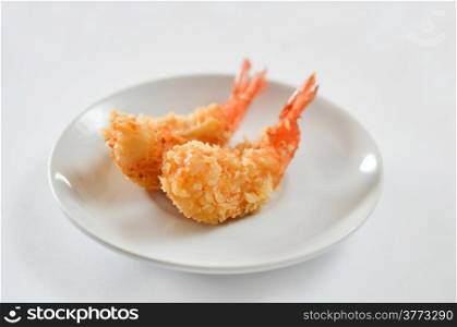Fried Shrimps , Tempura is Japanese cuisine