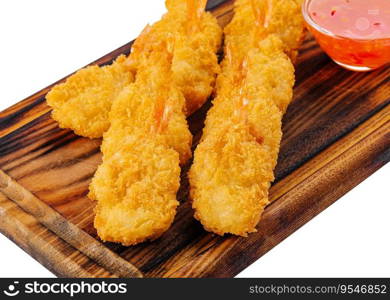 Fried Shrimps tempura with sweet chili sauce