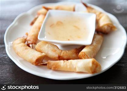 Fried Spring Roll also known as Egg Roll