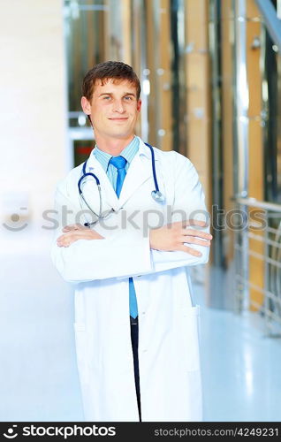 friendly male doctor