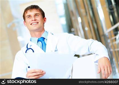 friendly male doctor