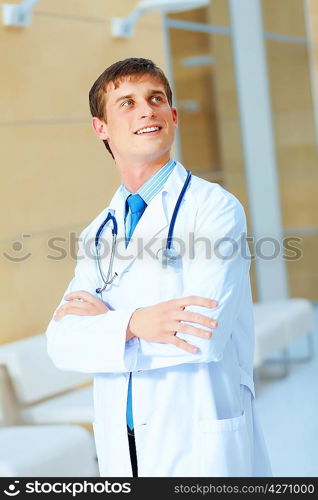 friendly male doctor