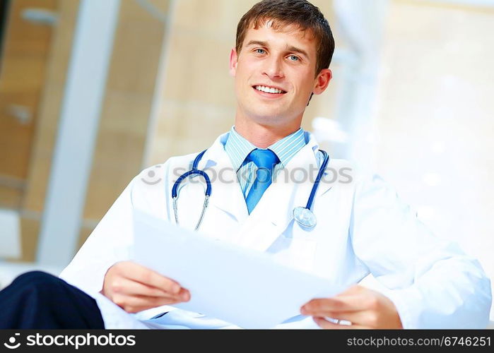 friendly male doctor