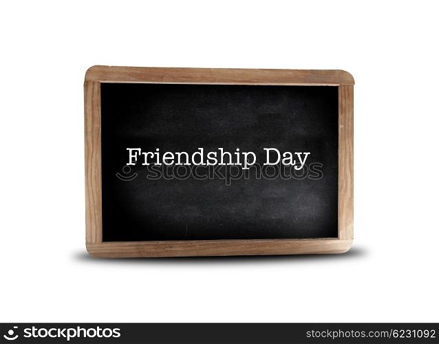 Friendship Day on a blackboard