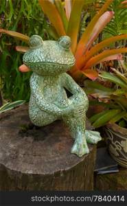 Frog Sculpture in the Garden