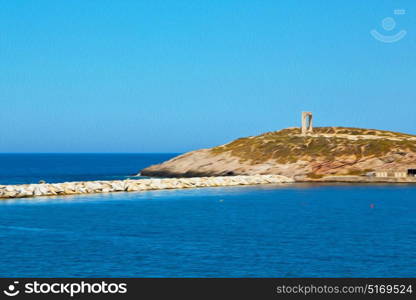 from the boat greece islands in mediterranean sea and sky