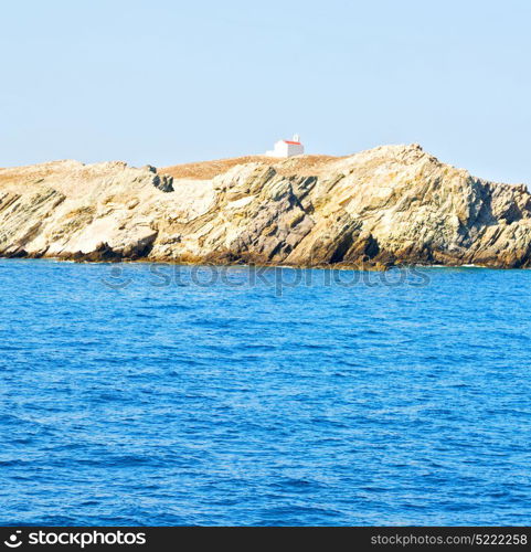 from the boat greece islands in mediterranean sea and sky