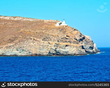 from the boat greece islands in mediterranean sea and sky