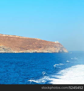 from the boat greece islands in mediterranean sea and sky