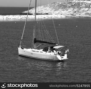 from the boat greece islands in mediterranean sea and sky