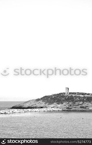 from the boat greece islands in mediterranean sea and sky