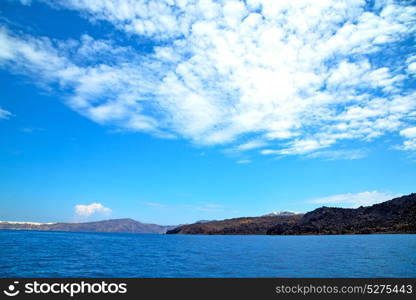 from the boat greece islands in mediterranean sea and sky