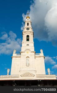 Front church of the Shrine of Our Lady,Fatima, Portugal