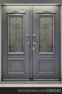 Front Metallic Aluminum Door Entrance
