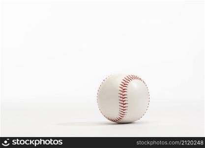 front view baseball with copy space