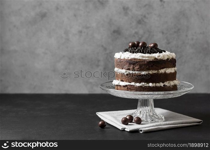 front view delicious cake concept. Resolution and high quality beautiful photo. front view delicious cake concept. High quality beautiful photo concept