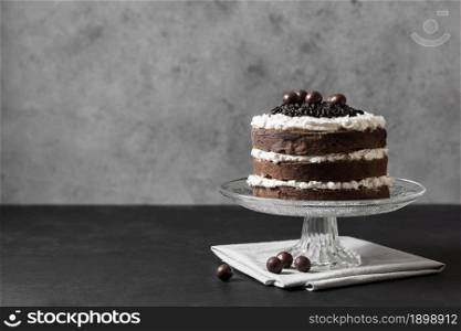 front view delicious cake concept. Resolution and high quality beautiful photo. front view delicious cake concept. High quality beautiful photo concept