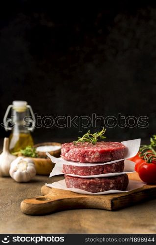 front view meat with copy space. Resolution and high quality beautiful photo. front view meat with copy space. High quality beautiful photo concept
