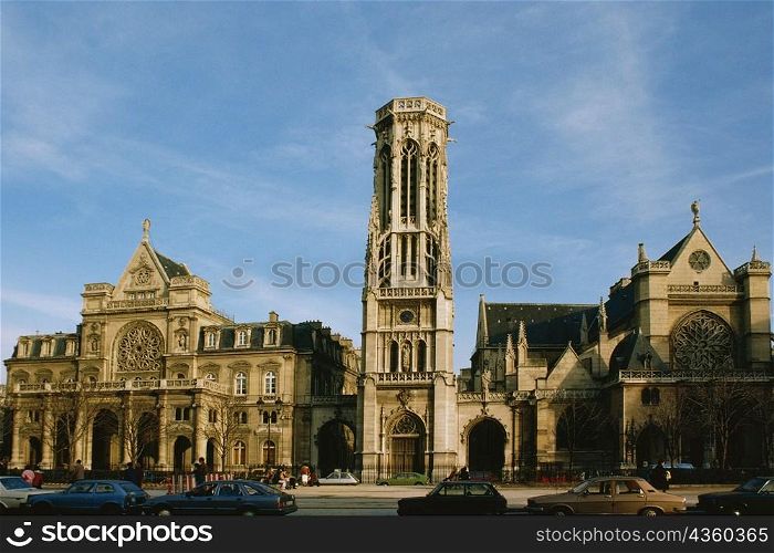 Front view of a huge church, Paris, France