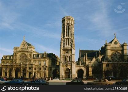 Front view of a huge church, Paris, France