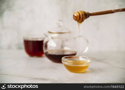 front view tea honey blurred background. High resolution photo. front view tea honey blurred background. High quality photo
