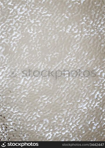 Frost abstract pattern on window glass background, winter texture