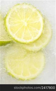 frozen lemon slice