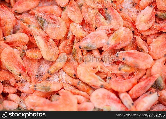 Frozen shrimps