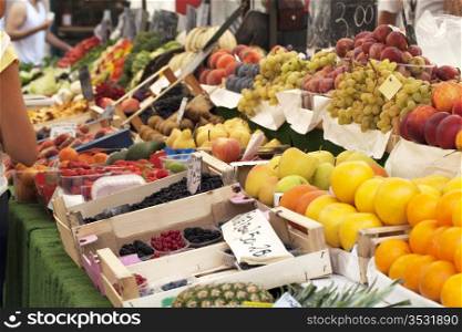 Fruit and vegetable stall