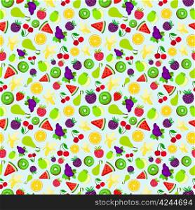 Fruit raster background package design texture bright colorful pattern