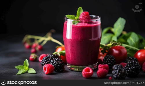 Fruit smoothie selective focus detox diet food vegetarian food healthy eating concept.