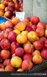 Fruits at the market stall