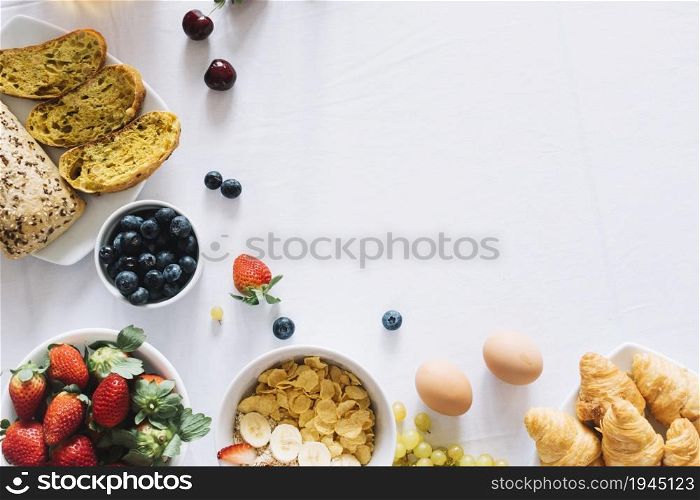 fruits baked bread croissant white background. High resolution photo. fruits baked bread croissant white background. High quality photo