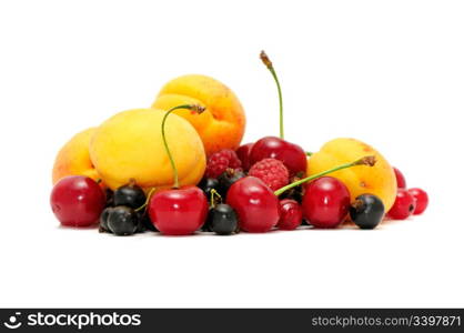 fruits isolated on a white background