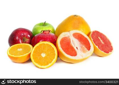 fruits isolated on a white background